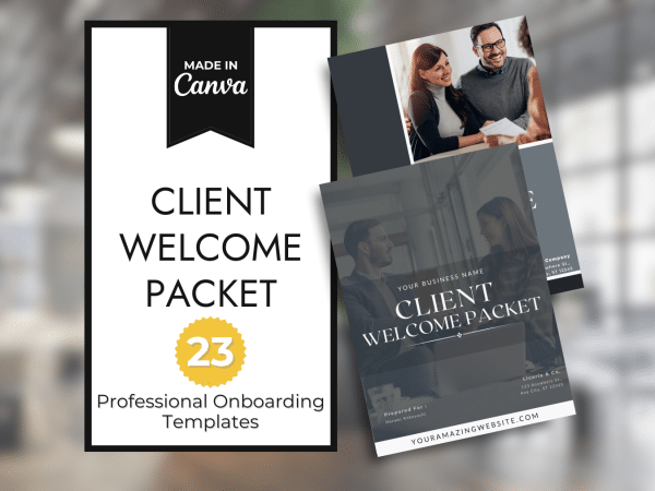 Client Welcome Packet -Monochromic